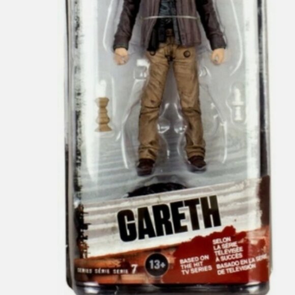 The Walking Dead 5” Gareth Action Figure TV Series 7 AMC🆕📦🏃💨⚡🚚 - Picture 3 of 16